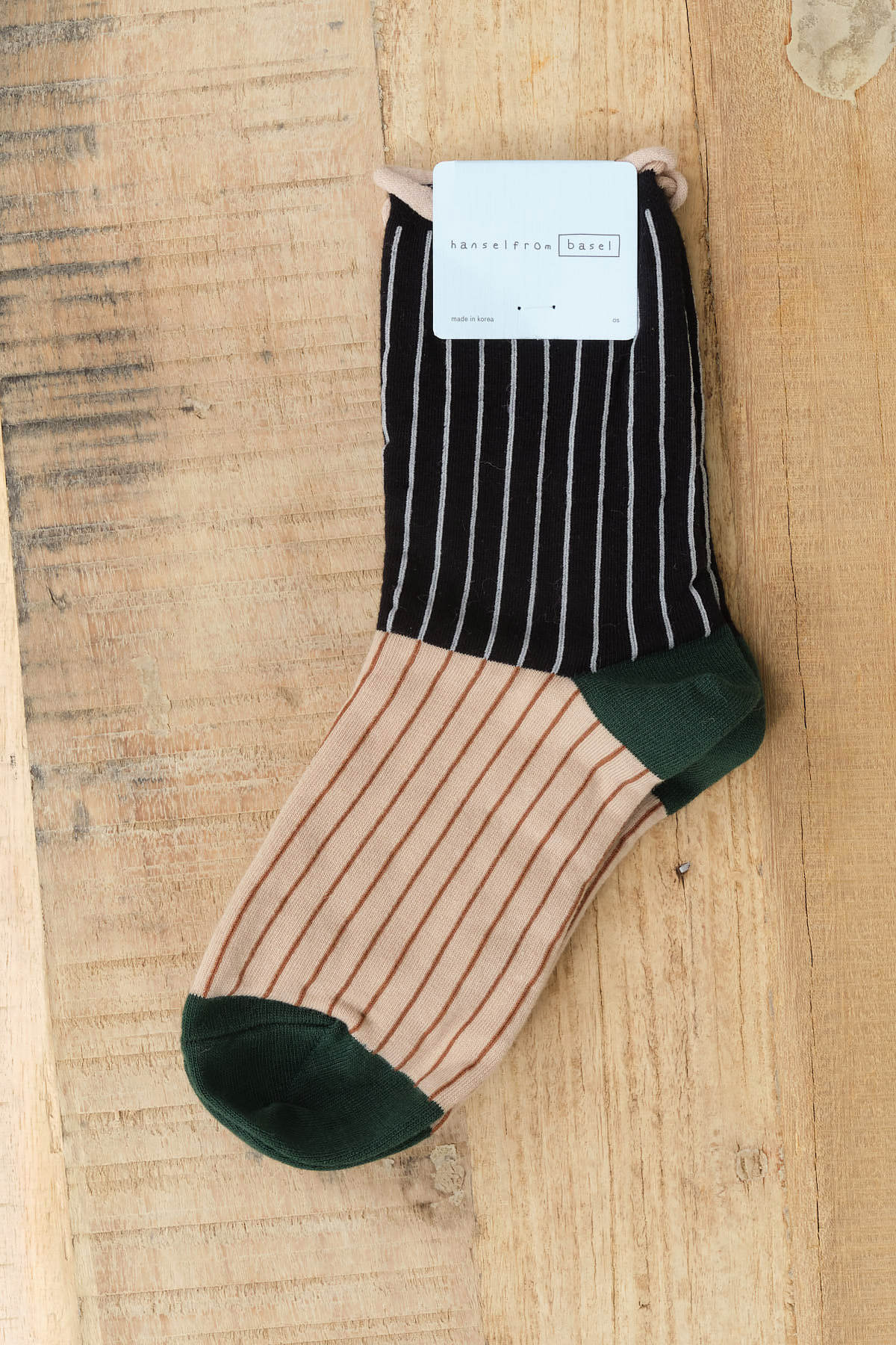 Hansel from Basel Homeroom Crew Sock in Black