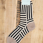 Hansel From Basel Accessories Socks and Tights Illusion Crew Socks Black / One Size