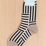 Hansel From Basel Accessories Socks and Tights Illusion Crew Socks Black / One Size