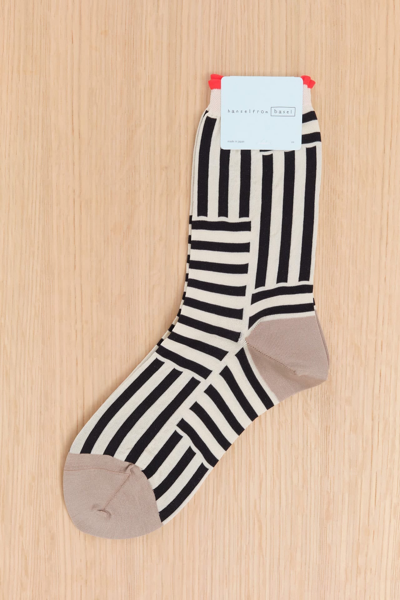 Hansel From Basel Accessories Socks and Tights Illusion Crew Socks Black / One Size