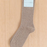 Hansel From Basel Accessories Socks and Tights Italia Cashmere Cozy Rib Crew Socks Llama / One Size