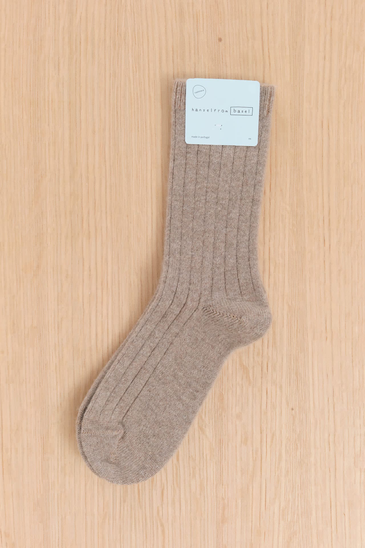 Hansel From Basel Accessories Socks and Tights Italia Cashmere Cozy Rib Crew Socks Llama / One Size