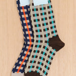 Hansel From Basel Accessories Socks and Tights Kilian Plaid Crew Socks