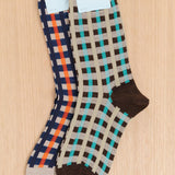 Hansel From Basel Accessories Socks and Tights Kilian Plaid Crew Socks