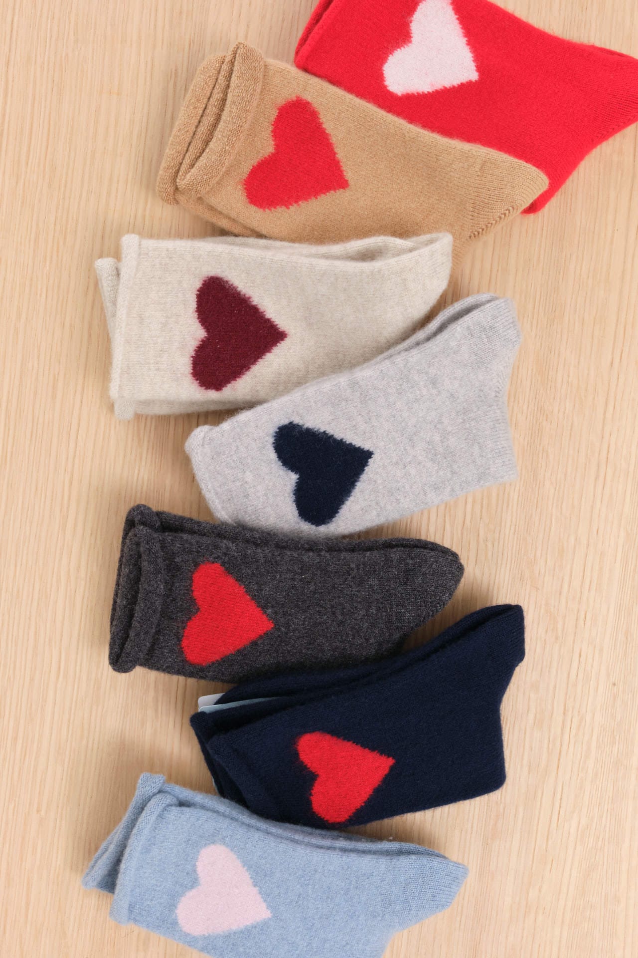 Hansel From Basel Accessories Socks and Tights Love Cashmere Crew Socks