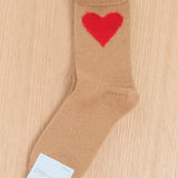 Hansel From Basel Accessories Socks and Tights Love Cashmere Crew Socks Camel / One Size