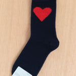 Hansel From Basel Accessories Socks and Tights Love Cashmere Crew Socks Navy / One Size