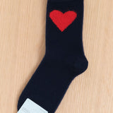 Hansel From Basel Accessories Socks and Tights Love Cashmere Crew Socks Navy / One Size