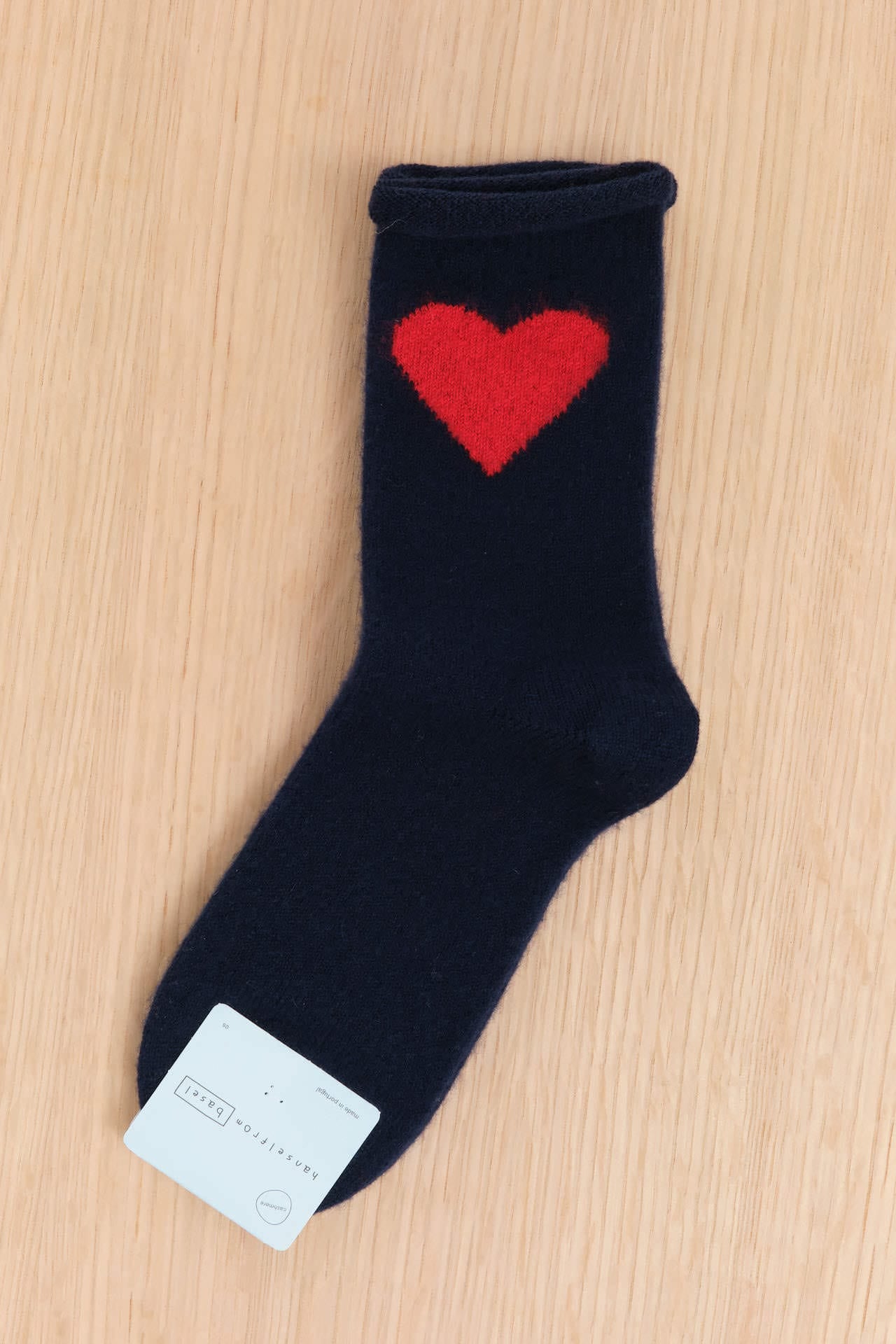 Hansel From Basel Accessories Socks and Tights Love Cashmere Crew Socks Navy / One Size