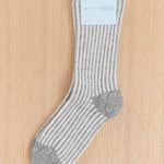Hansel From Basel Accessories Socks and Tights Magnolia Cashmere Crew Socks Grey / One Size