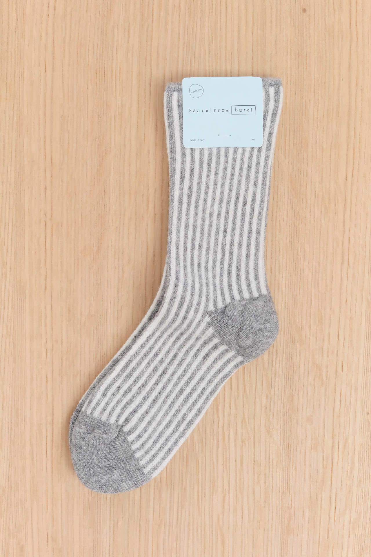 Hansel From Basel Accessories Socks and Tights Magnolia Cashmere Crew Socks Grey / One Size