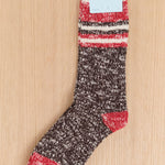 Hansel From Basel Accessories Socks and Tights Marled Hiker Crew Socks Espresso / One Size