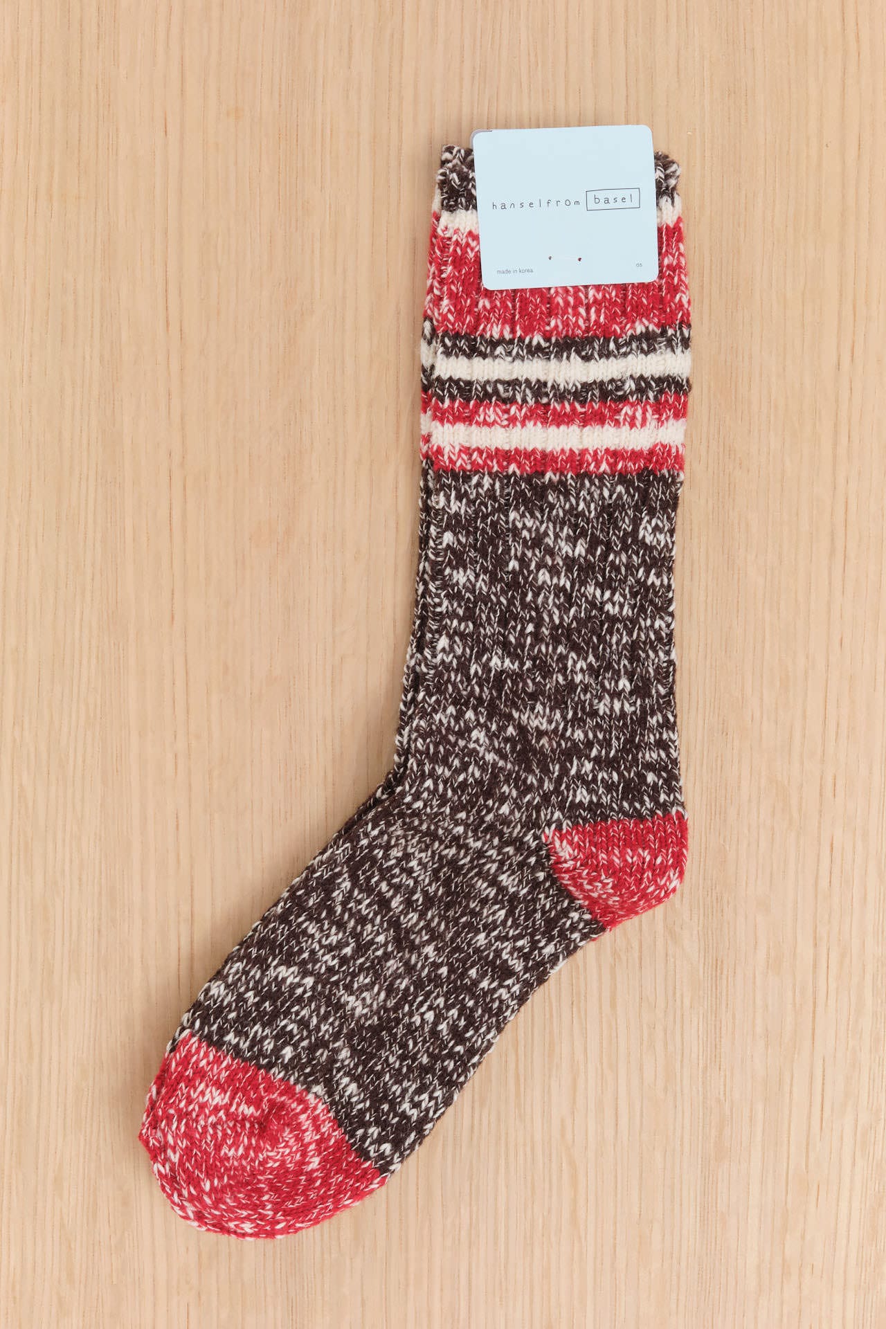 Hansel From Basel Accessories Socks and Tights Marled Hiker Crew Socks Espresso / One Size