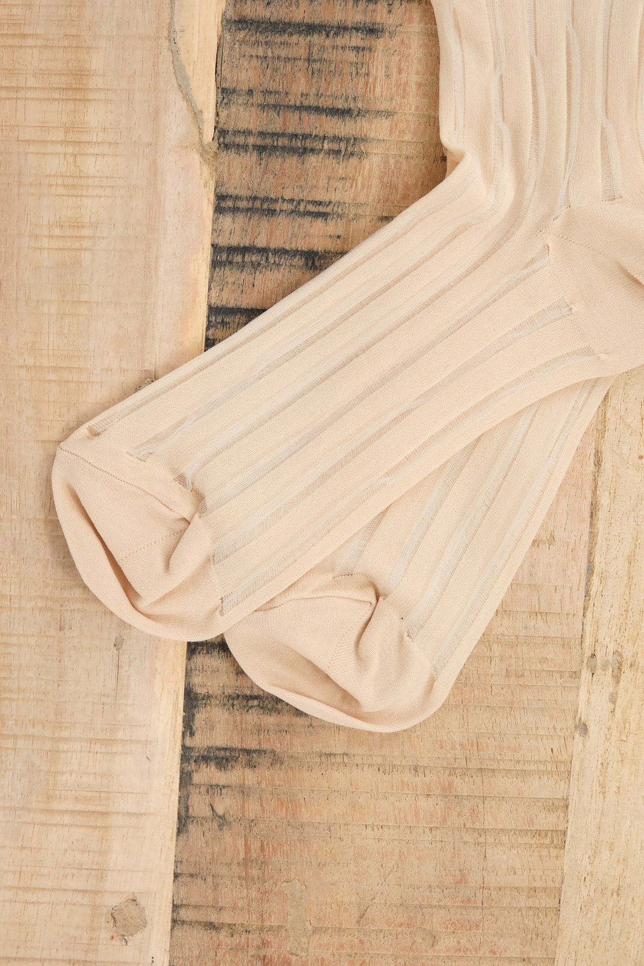 Hansel From Basel Accessories Socks and Tights Mykonos Sheer Short Crew Socks Nude / One Size