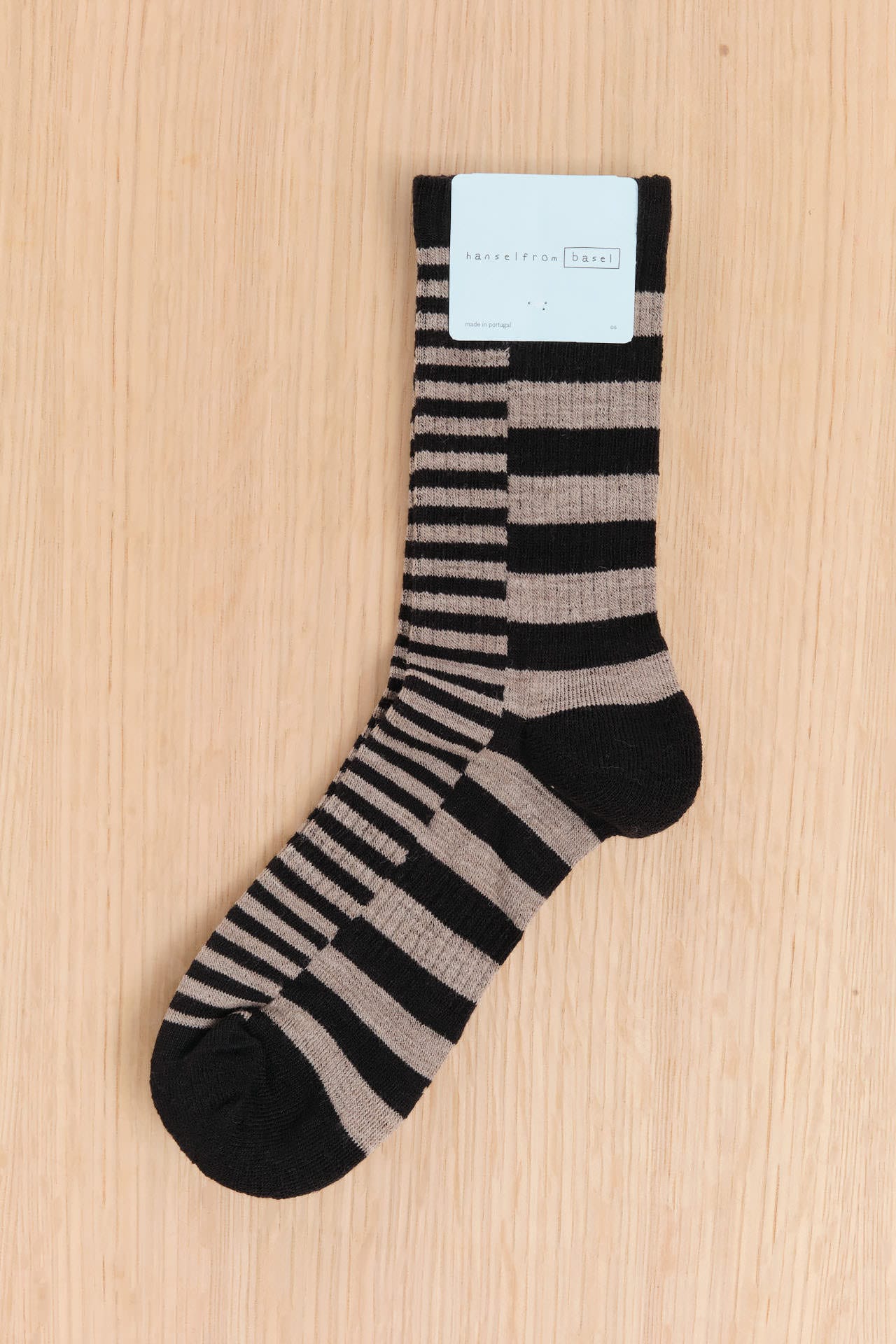 Hansel From Basel Accessories Socks and Tights Piano Athletic Wool Crew Sock Fog / One Size