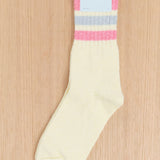 Hansel From Basel Accessories Socks and Tights Slub Roll Top Athleisure Crew Socks Butter / One Size