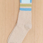 Hansel From Basel Accessories Socks and Tights Slub Roll Top Athleisure Crew Socks Oatmeal / One Size