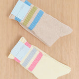 Hansel From Basel Accessories Socks and Tights Slub Roll Top Athleisure Crew Socks