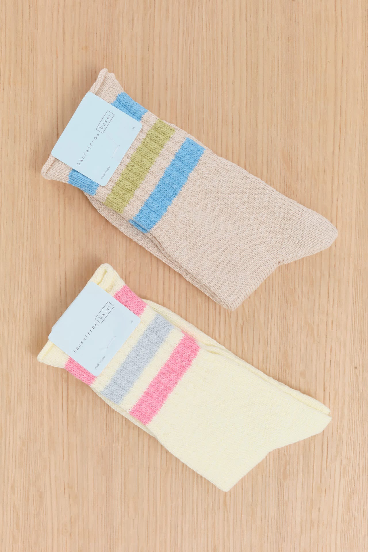 Hansel From Basel Accessories Socks and Tights Slub Roll Top Athleisure Crew Socks