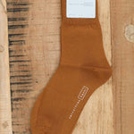 Hansel From Basel Accessories Socks and Tights Trouser Crew Socks Dark Ochre