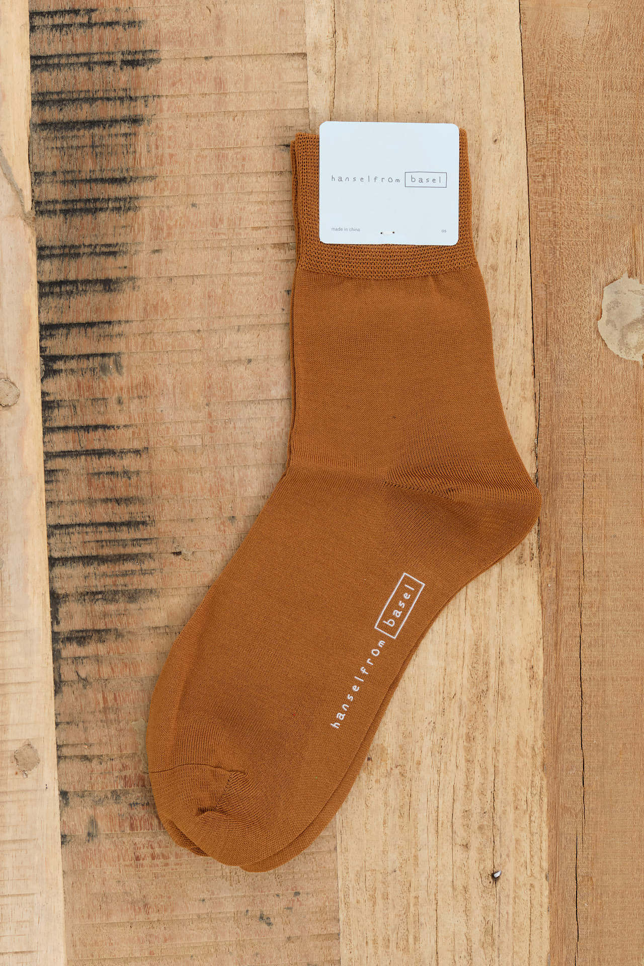 Hansel From Basel Accessories Socks and Tights Trouser Crew Socks Dark Ochre