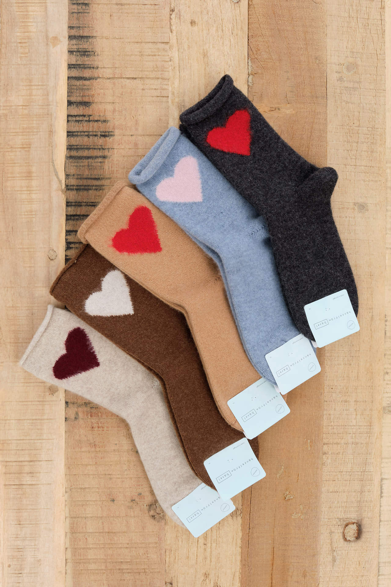 Hansel From Basel Accessories Socks and Tights Love Cashmere Crew Socks