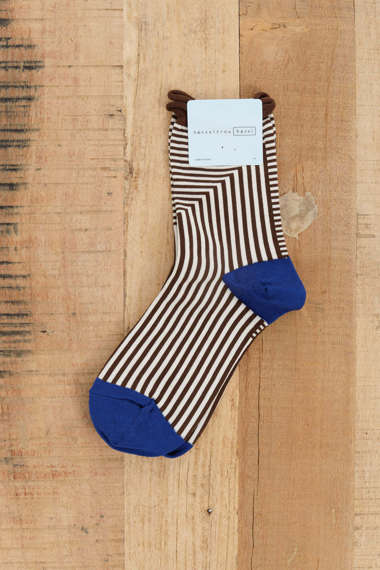 Hansel From Basel Accessories Socks and Tights Corbusier Crew Socks Brown / One Size