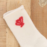 Hansel From Basel Accessories Socks and Tights Seashell Cashmere Crew Socks Ivory / One Size