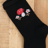 Hansel From Basel Accessories Socks and Tights Toadstool Cashmere Crew Socks Black / One Size