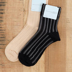 Hansel From Basel Accessories Socks and Tights Mykonos Sheer Short Crew Socks