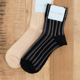 Hansel From Basel Accessories Socks and Tights Mykonos Sheer Short Crew Socks