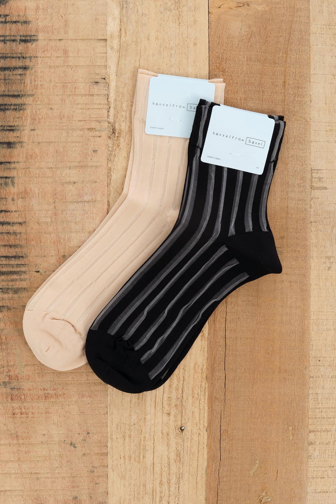 Hansel From Basel Accessories Socks and Tights Mykonos Sheer Short Crew Socks