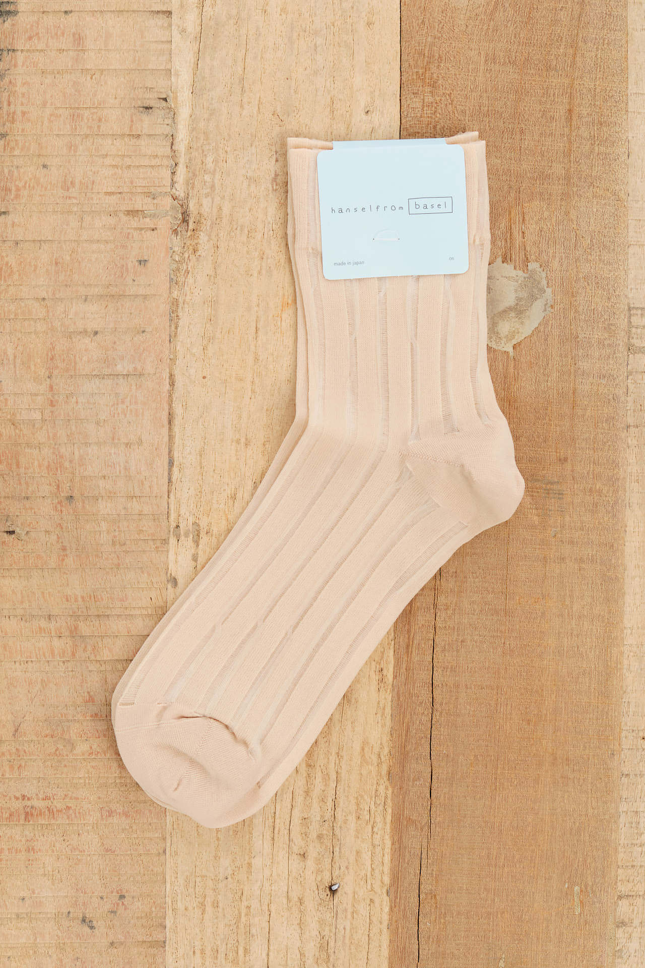 Hansel From Basel Accessories Socks and Tights Mykonos Sheer Short Crew Socks Nude / One Size