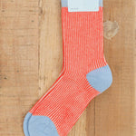 Hansel From Basel Accessories Socks and Tights Umbrella Crew Socks Persimmon / One Size