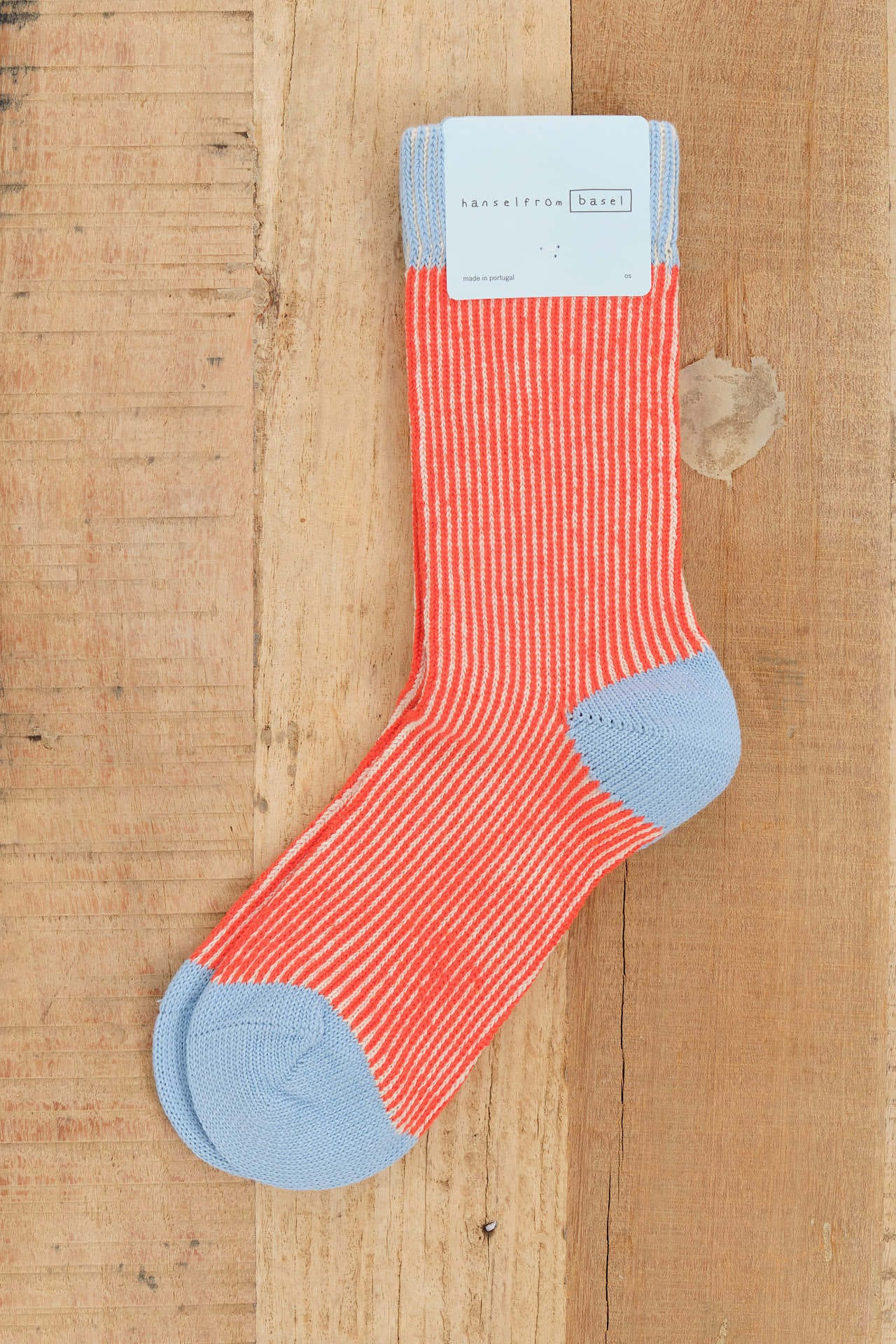 Hansel From Basel Accessories Socks and Tights Umbrella Crew Socks Persimmon / One Size