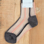 Hansel From Basel Accessories Socks and Tights Grand Slam Sheer Short Crew Socks Black / One Size