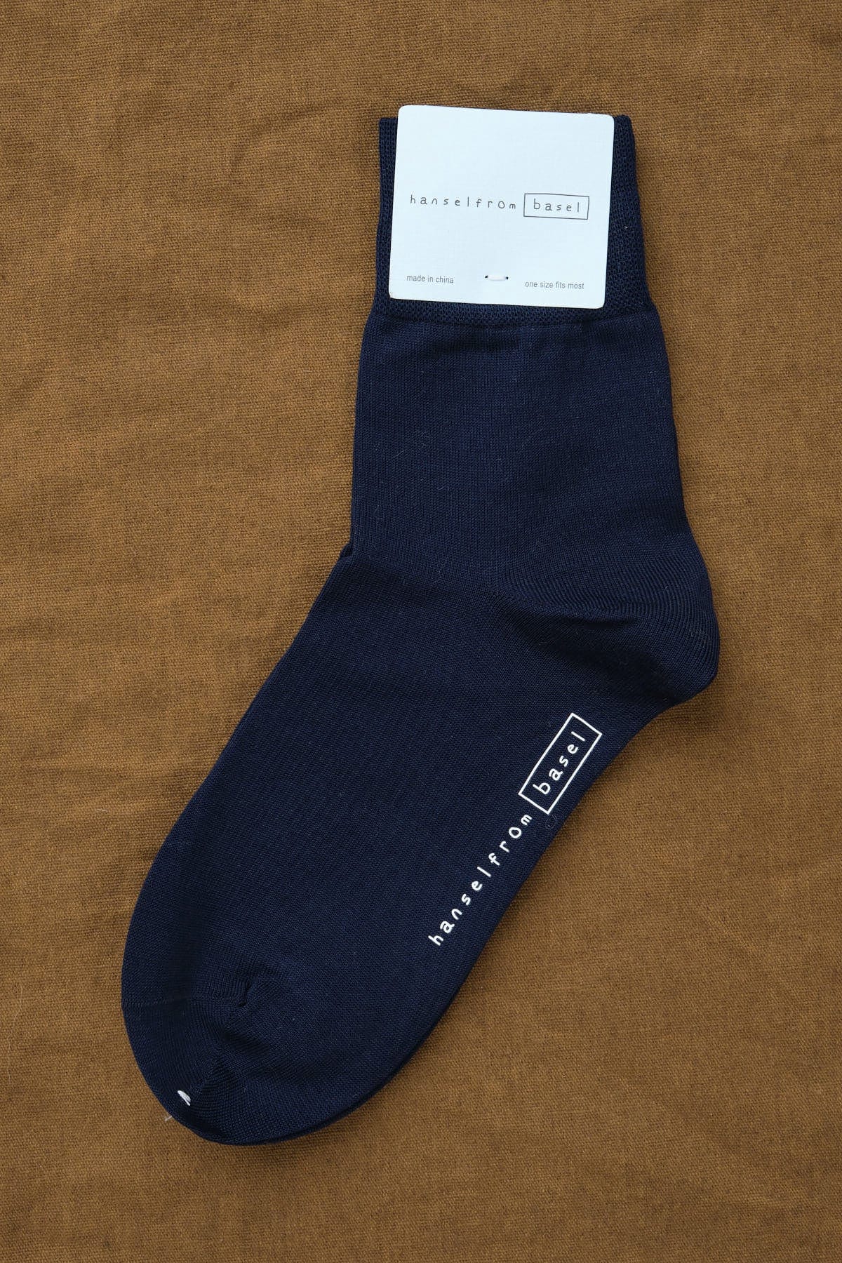 Trouser Crew Socks in Navy