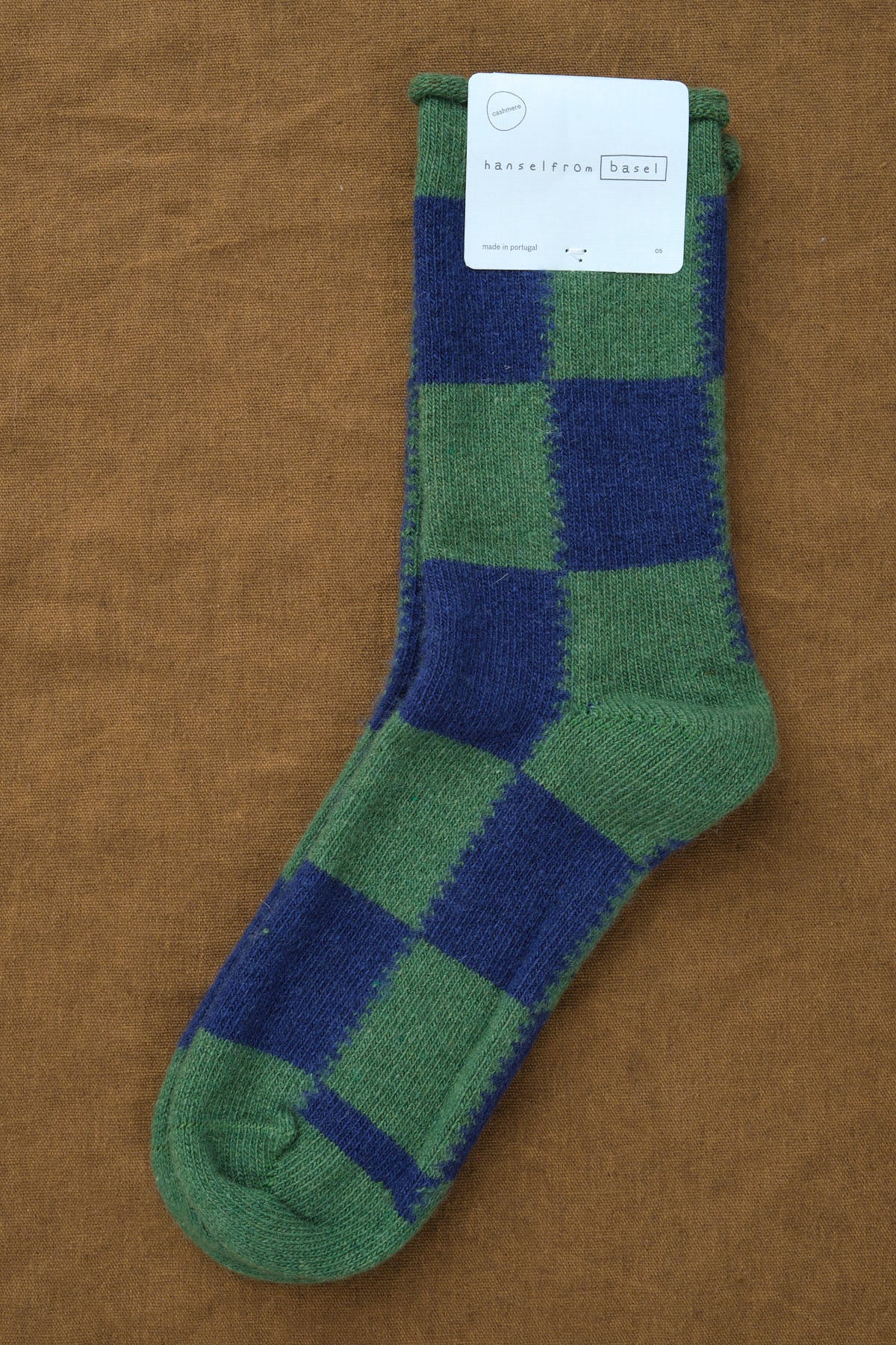Cashmere Felicity Crew Socks in Color Rugby