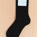 Hansel From Basel Accessories Socks and Tights Solid Sport Athletic Wool Crew Socks Black / One Size