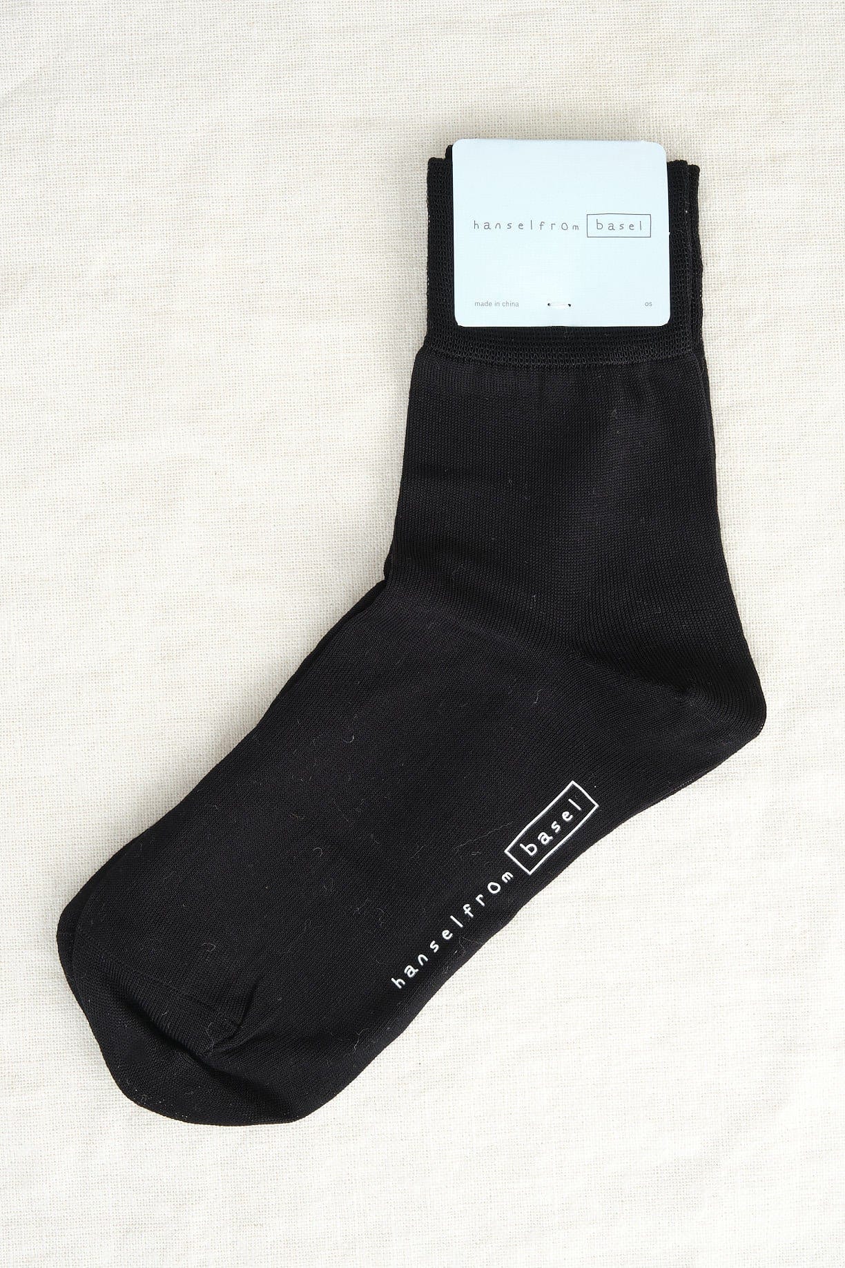 Hansel From Basel Accessories Socks and Tights Trouser Crew Socks Black