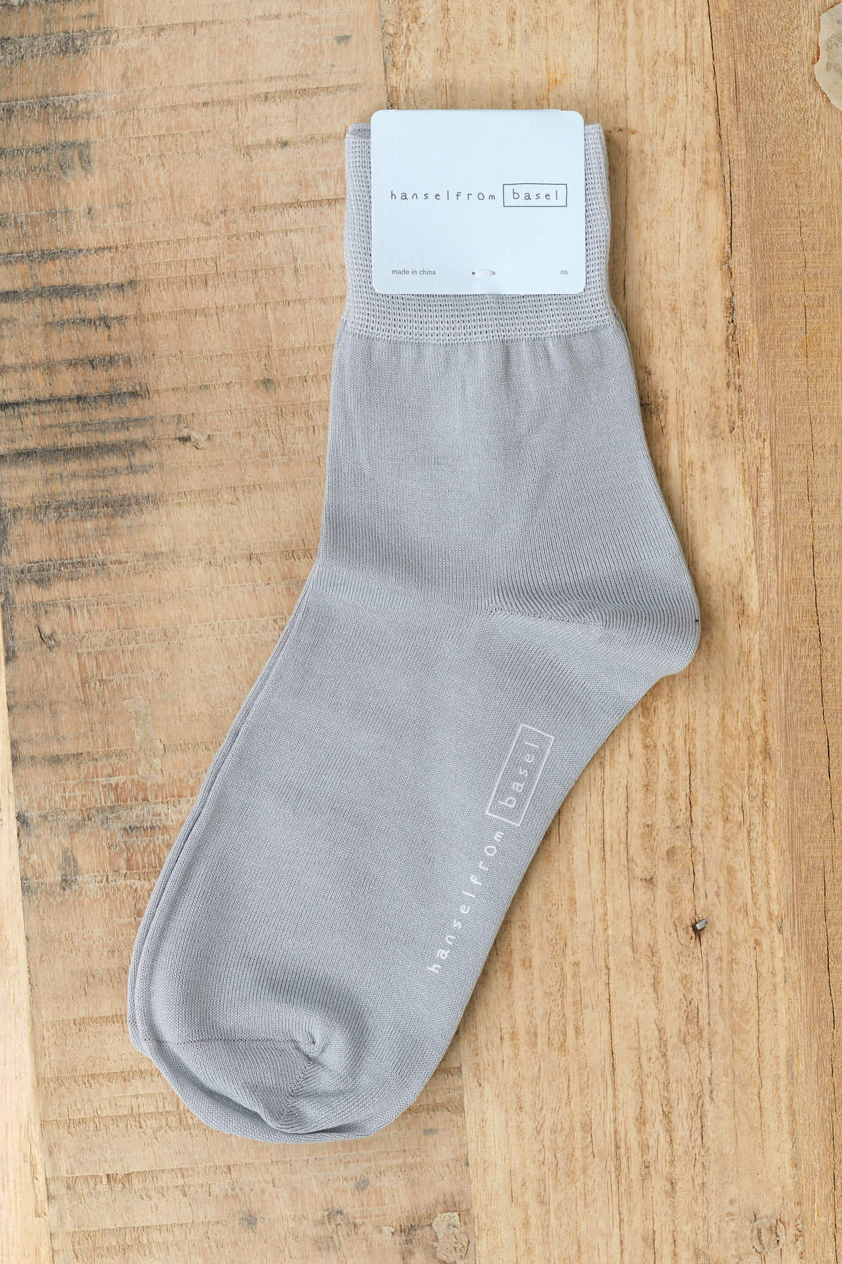 Hansel from Basel Trouser Crew Sock in Fog