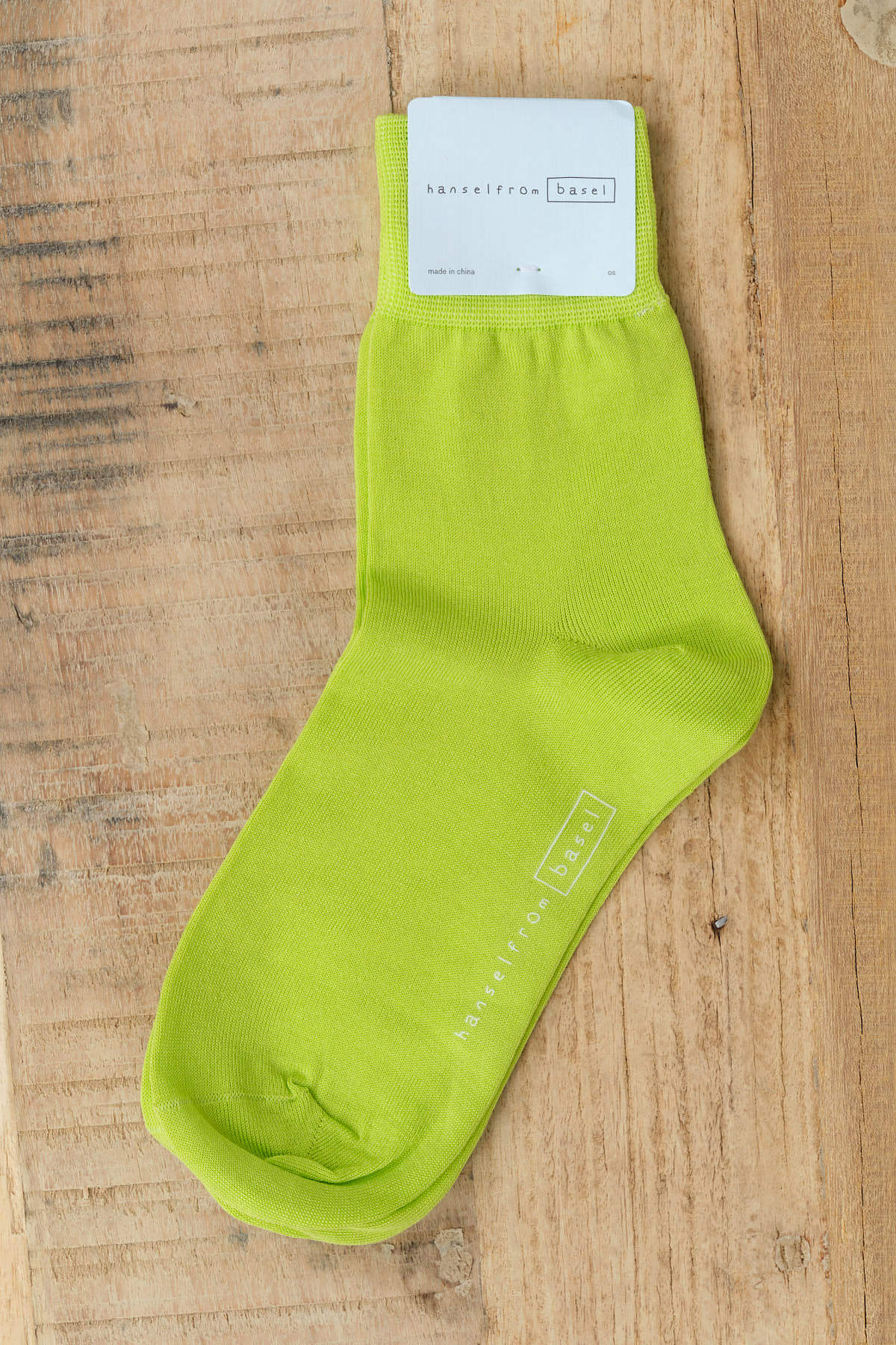 Hansel from Basel Trouser Crew Sock in Tennis Green