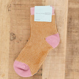 Hansel From Basel Accessories Socks and Tights Umbrella Short Crew Sock Cantelope / One Size