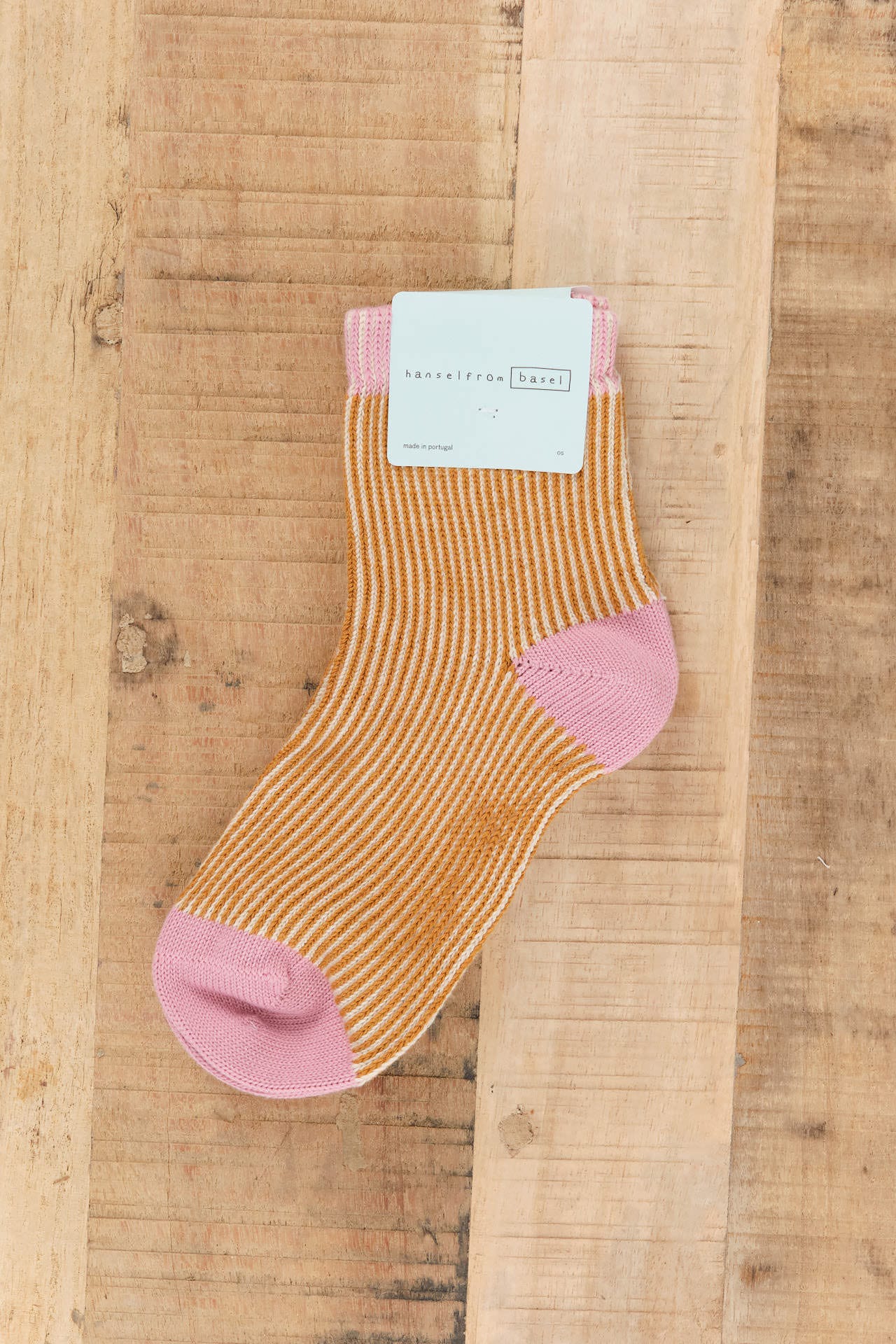 Hansel From Basel Accessories Socks and Tights Umbrella Short Crew Sock Cantelope / One Size