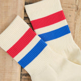 Hansel From Basel Accessories Socks and Tights Varsity Sporty Crew Socks White / One Size
