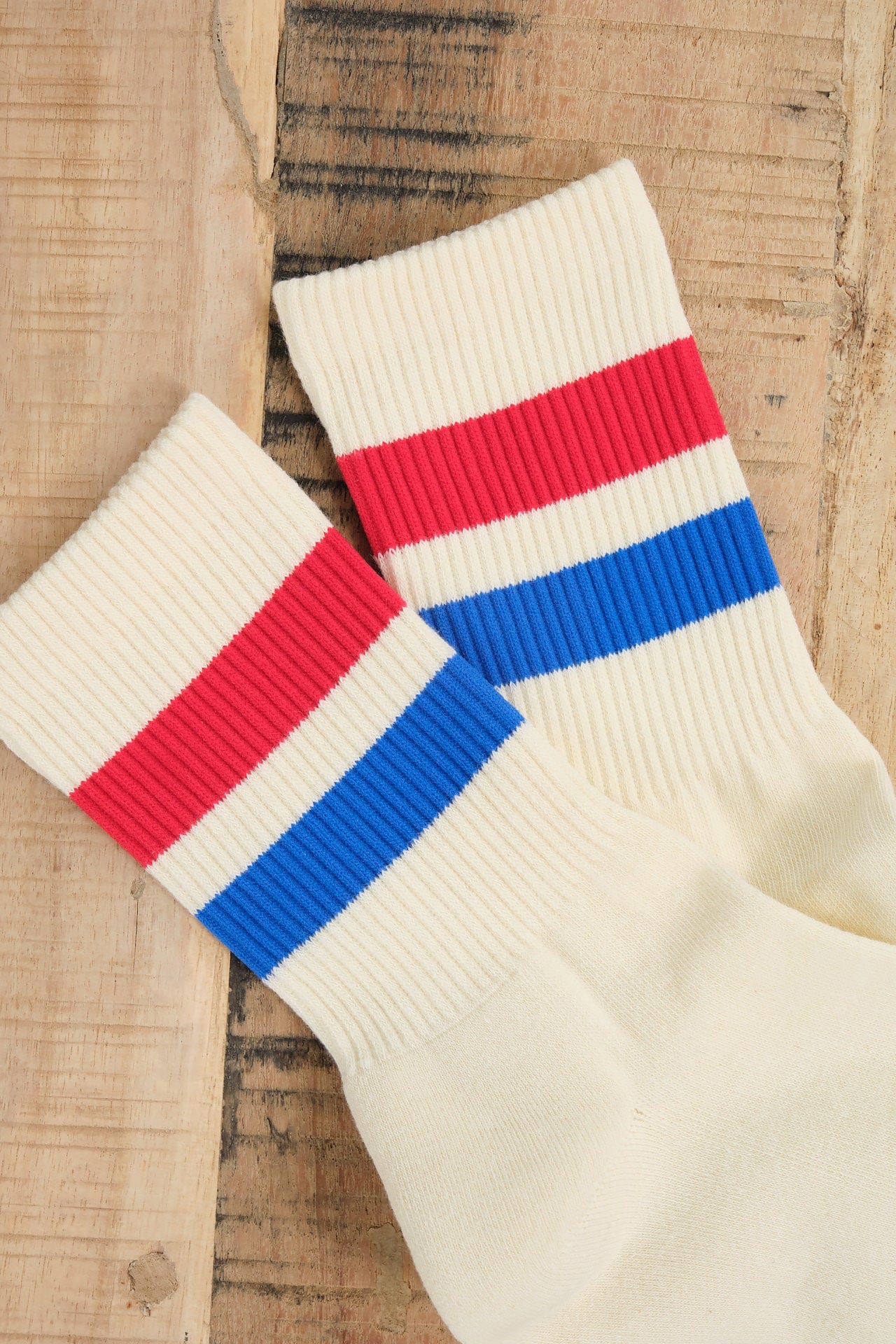 Hansel From Basel Accessories Socks and Tights Varsity Sporty Crew Socks White / One Size