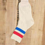 Hansel From Basel Accessories Socks and Tights Varsity Sporty Crew Socks White / One Size