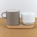 Styled view of 13 oz Glazed Mug