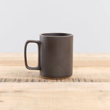 Gloss Gray Natural and Black 15 oz Mug by Hasami Porcelain