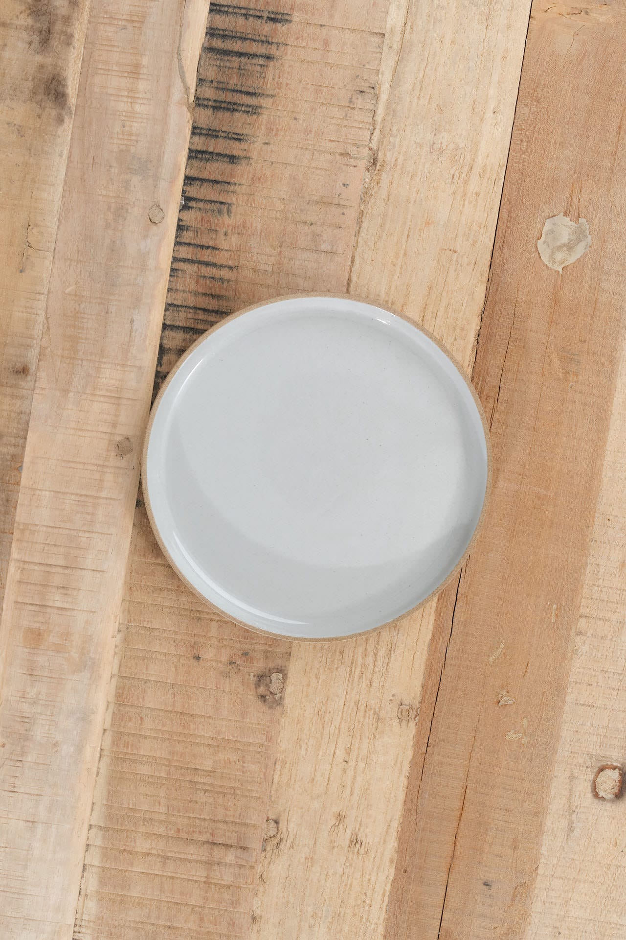 Hasami Porcelain Home Kitchen Dishware 8.5" Small Plate Gloss Gray / 8 5/8" Dia X 7/8" H